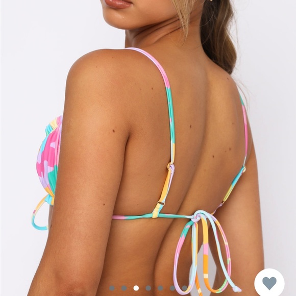 White fox bikini top - Picture 2 of 3